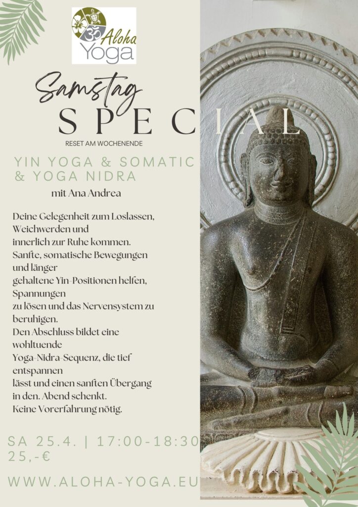 Samstag SPECIAL YinYoga & Somatic & Yoga Nidra